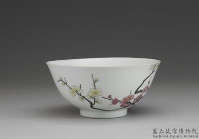 图片[3]-Bowl with plum blossoms in falangcai painted enamels, Qing dynasty, Yongzheng reign (1723-1735)-China Archive